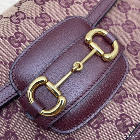 First bag ru 1955 bag GUCCI shoulder Horsebit 0822